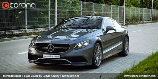 Mercedes Benz S-Class Coupe by Ludvik Koutny